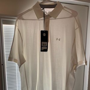 Under Armour White Polo new with tags